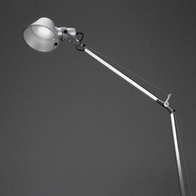 Shown in Aluminum finish, LED Option, Detail view, lit