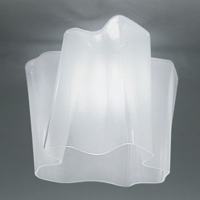 Logico Single Semi-Flushmount (Milky White)-OPEN BOX RETURN