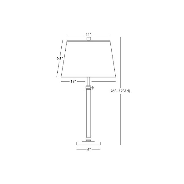 Bruno Adjustable Table Lamp