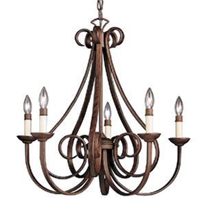 Dover Scroll Chandelier