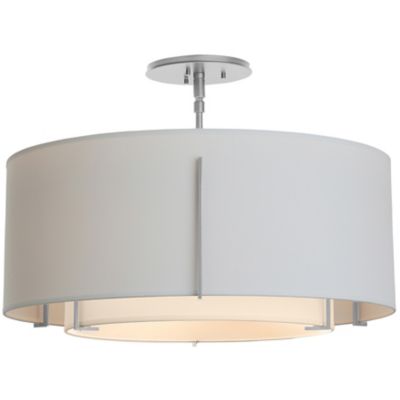 Exos Double Shade Medium Semi-Flushmount