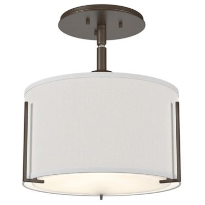 Exos Single Shade Small Semi-Flushmount