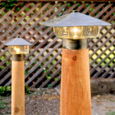 Outdoor Lamp Mounting Post