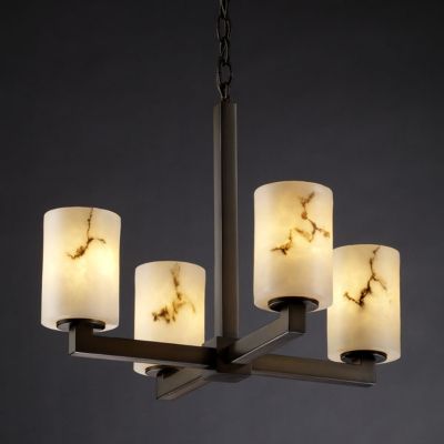 LumenAria Modular Cylinder Chandelier by Justice Design Group at