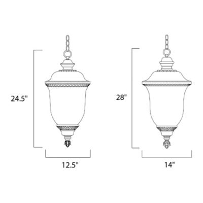 Carriage House DC Outdoor Pendant by Maxim Lighting at Lumens.com