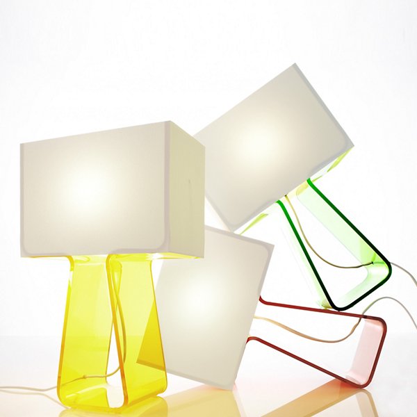 Tube Top Colors Table Lamp