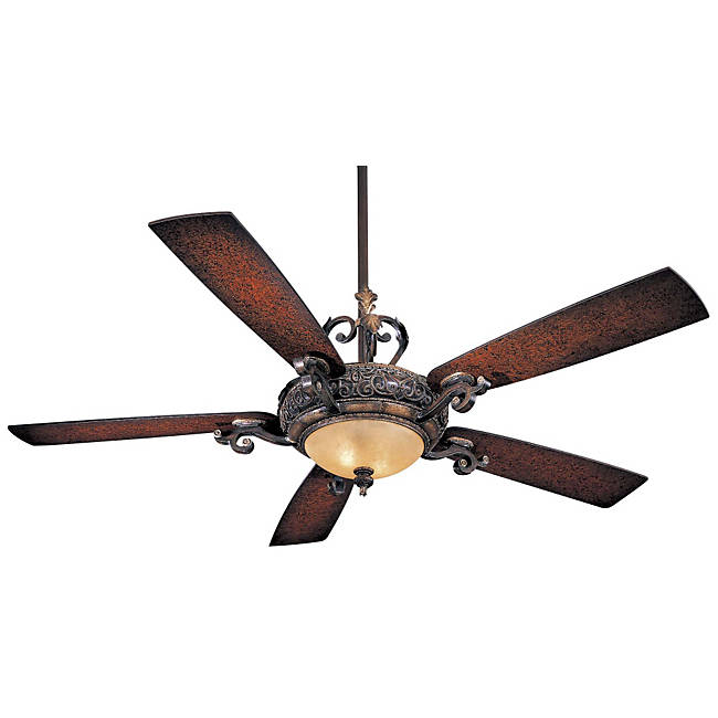 ceiling fan with Sterling Walnut Shaded Blades