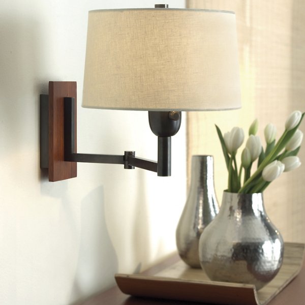 Wonton Single Arm Wall Swinger Lamp