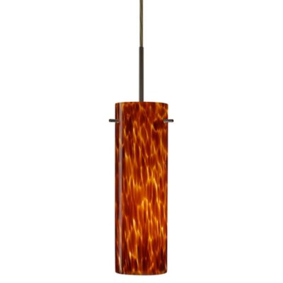 Copa One Light Pendant Light (Amber/Bronze/Incand)- OPEN BOX