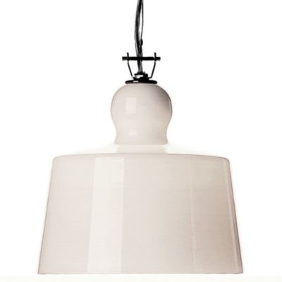 Acquatinta Pendant (Glazed White) - OPEN BOX