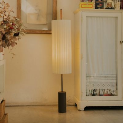 Shown in Rust Colored Iron finish, lit, in use