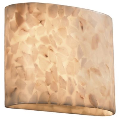 Alabaster Rocks! Oval Wall Sconce