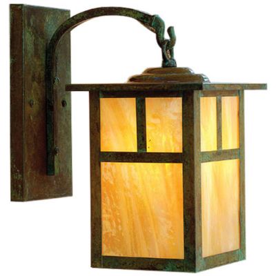 Mission Arched Arm Outdoor Wall Sconce