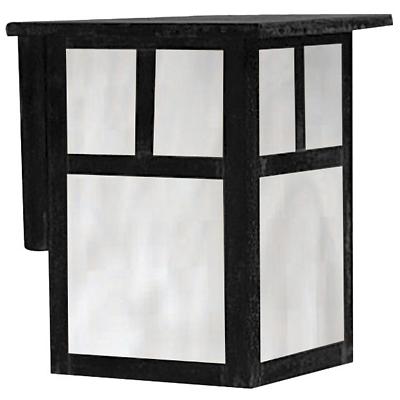 Mission Outdoor Wall Sconce (White/T-bar/Black/S) - OPEN BOX