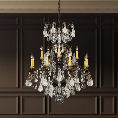 Renaissance Rock Crystal Chandelier