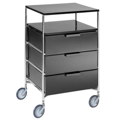 Kartell Componibili Chrome File Cabinet