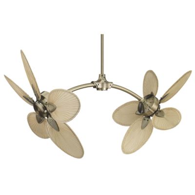 Tropical Ceiling Fans | Modern Palm Leaf Ceiling Fans at Lumens.com - Caruso Fan