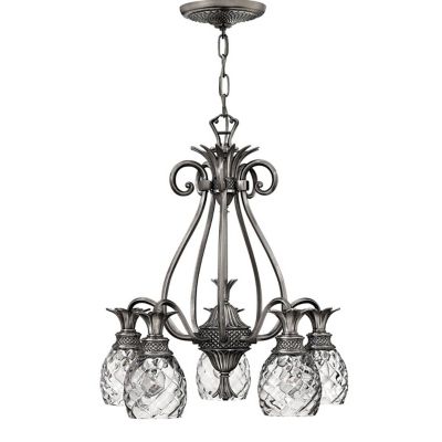  Hinkley Plantation Collection Tropical Five Light Foyer  Chandelier, Burnished Brass : Everything Else