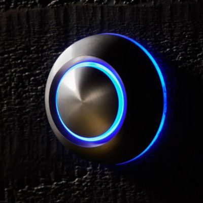 True Illuminated Doorbell Button by Spore at