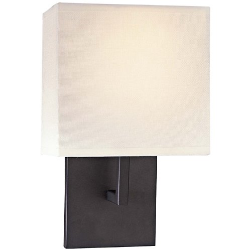 Fabric Wall Sconce (Bronze with Off-White) - OPEN BOX RETURN