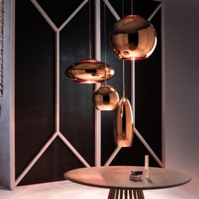 Copper Round Pendant by Tom Dixon at Lumens.com