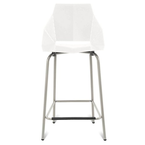 Real Good Counterstool(White/Grey/35.5 in) - OPEN BOX RETURN