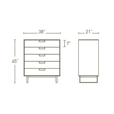 Series 11 FiveDrawer Dresser by Blu Dot at