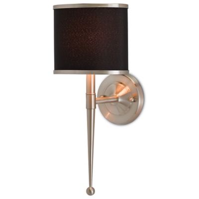 Primo Wall Sconce (Black/Satin Nickel) - OPEN BOX RETURN