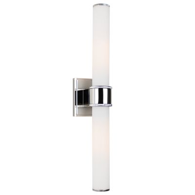 Mill Valley Two Light Vanity Light(Polished Nickel)-OPEN BOX