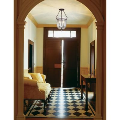 Shown in Historic Nickel finish, Large size, Diamond Cut pattern, in use