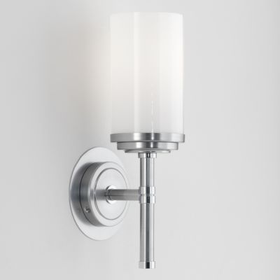 Halo Wall Sconce (Brushed Chrome with Polished Chrome/1 Light) - OPEN BOX RETURN