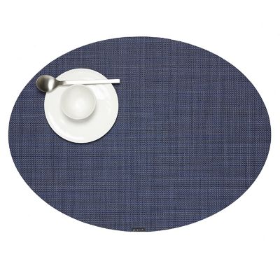 Mini Basketweave Oval Tablemat