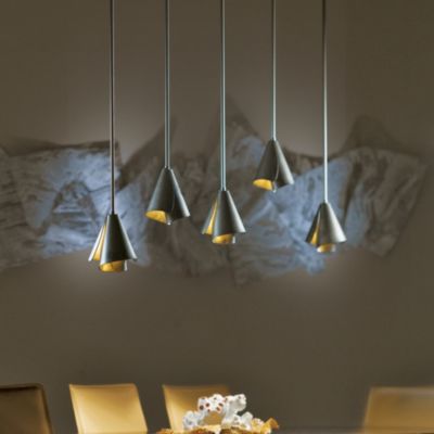 Mobius Steel Shade Mini Pendant