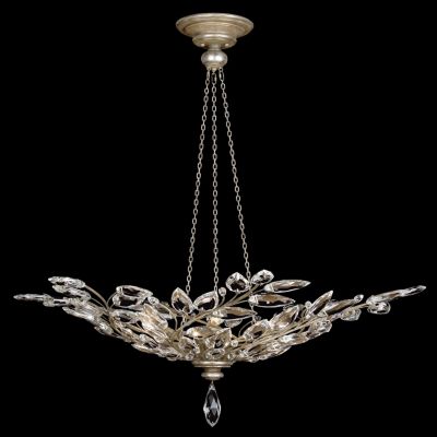 Crystal Laurel Bowl Pendant