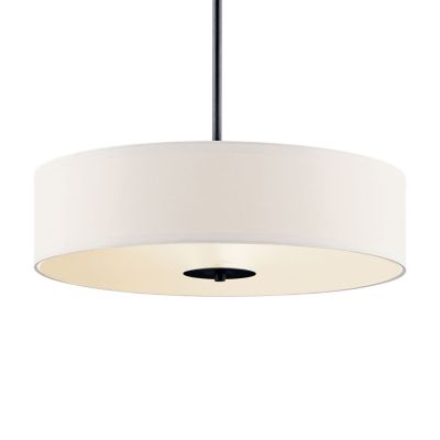 Convertible Drum Pendant / Semi-Flushmount