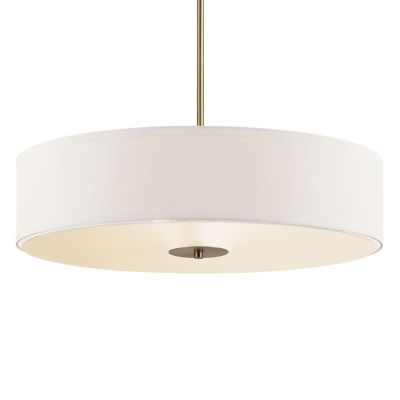 Convertible Drum Pendant / Semi-Flushmount