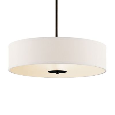 Convertible Drum Pendant / Semi-Flushmount