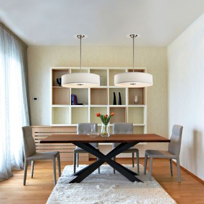 Shown in Brushed Nickel finish, in use