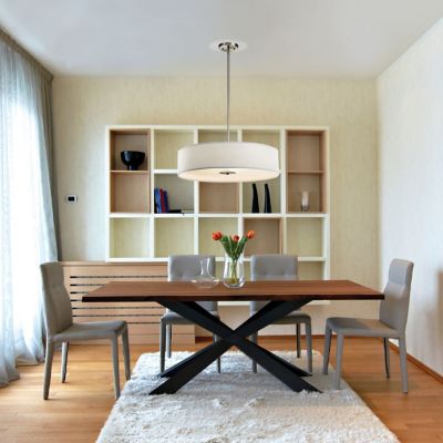 Shown in Brushed Nickel finish, in use