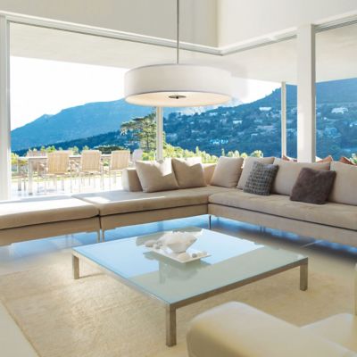 Shown in Brushed Nickel finish, in use