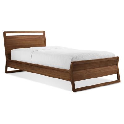 Woodrow Bed with Flask Table Lamp, Shale Bedside Table and Shale 2 Drawer/2 Door Dresser