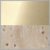 Antique Brass with Honed Travertine
