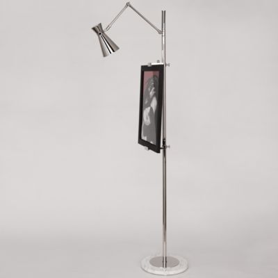 River North Adjustable Picture Easel Floor Lamp by House Of Troy