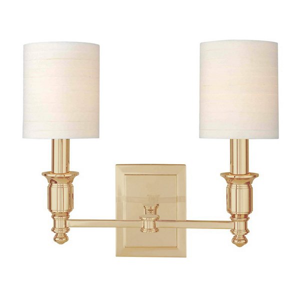 Whitney 2 Light Wall Sconce By Hudson Valley Lighting At Lumens Com - 2 Light Wall Sconce With Shade