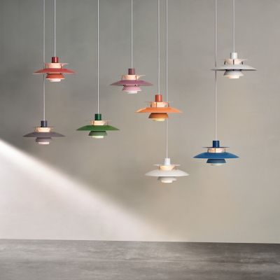 Louis Poulsen PH 5-4 ½ White Pendant Light Poul Henningsen