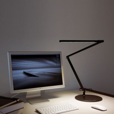 Shown in Metallic Black finish, Table Base Option, in use