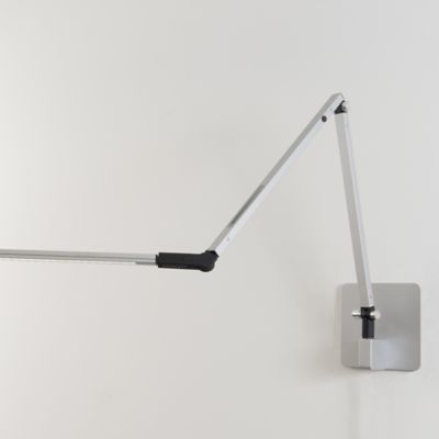 Shown in Silver finish, lit, in use