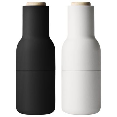 Bottle Grinders, Small, Set of 2 by Audo Copenhagen, Carbon