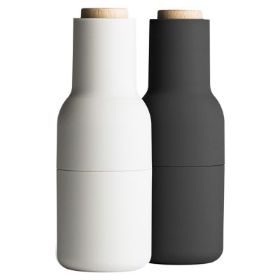 Bottle Grinders, Small, Set of 2 by Audo Copenhagen, Carbon