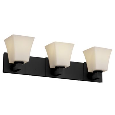 Fusion Square Flared Opal Shade Modular Vanity Light